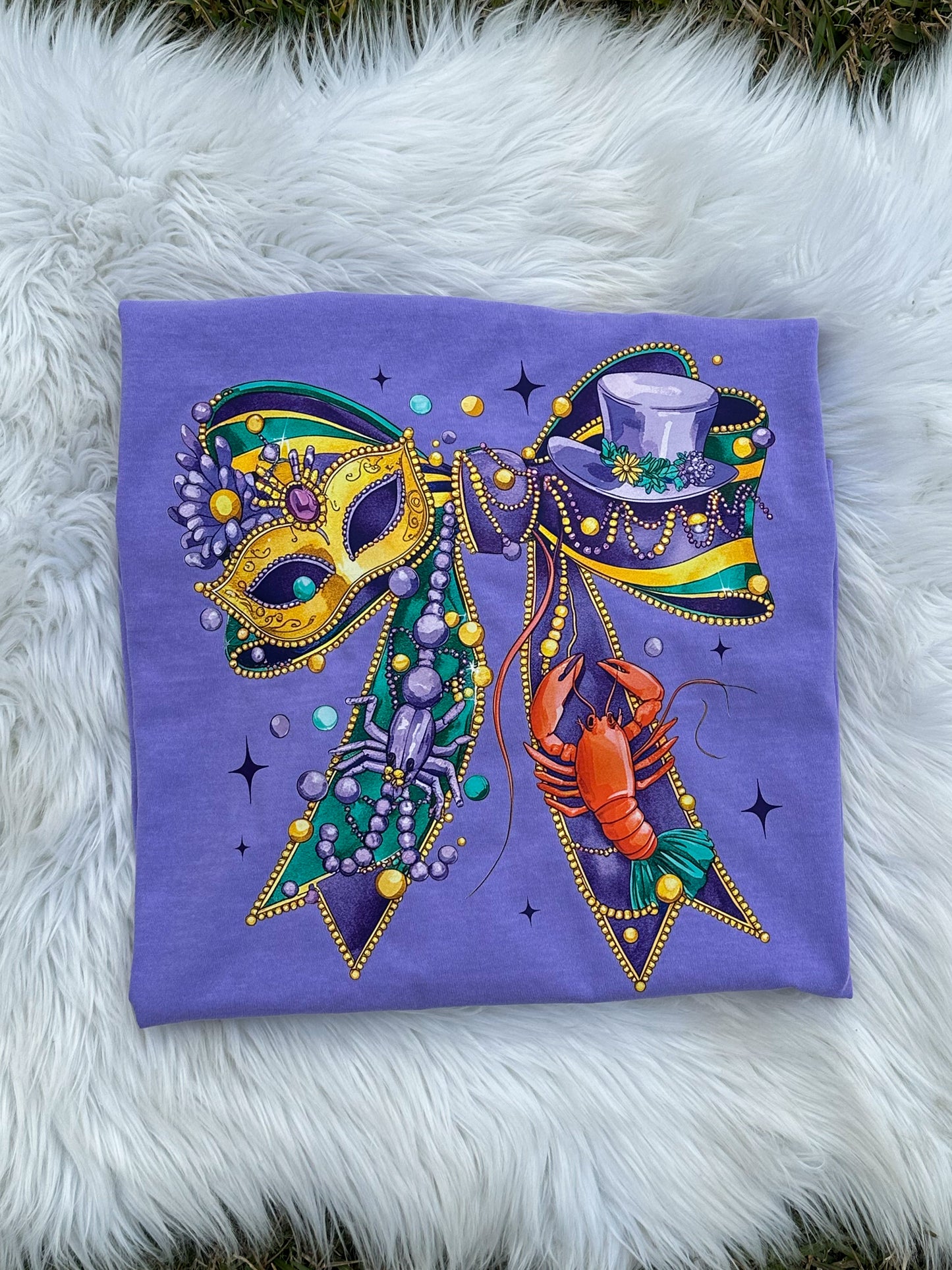 Down South Mardi Gras Bow