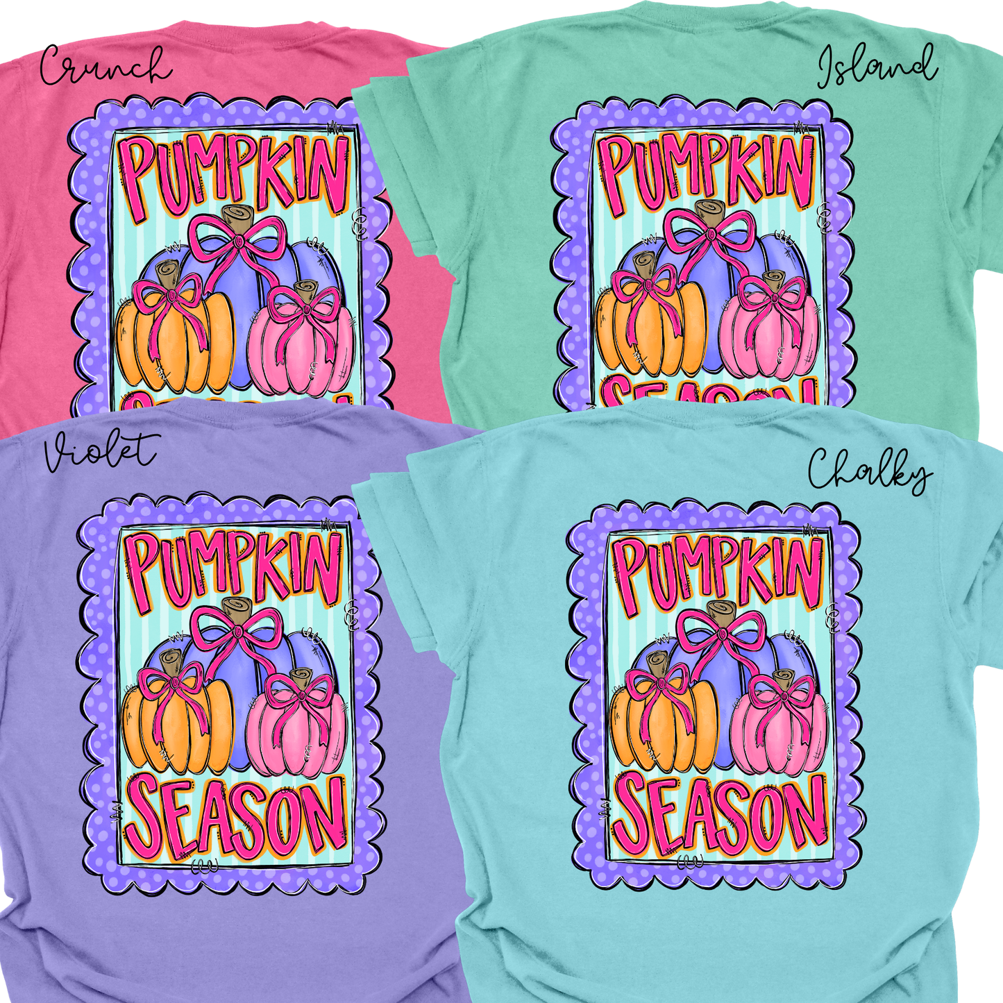 Pretty Pumpkin Season Name Tee