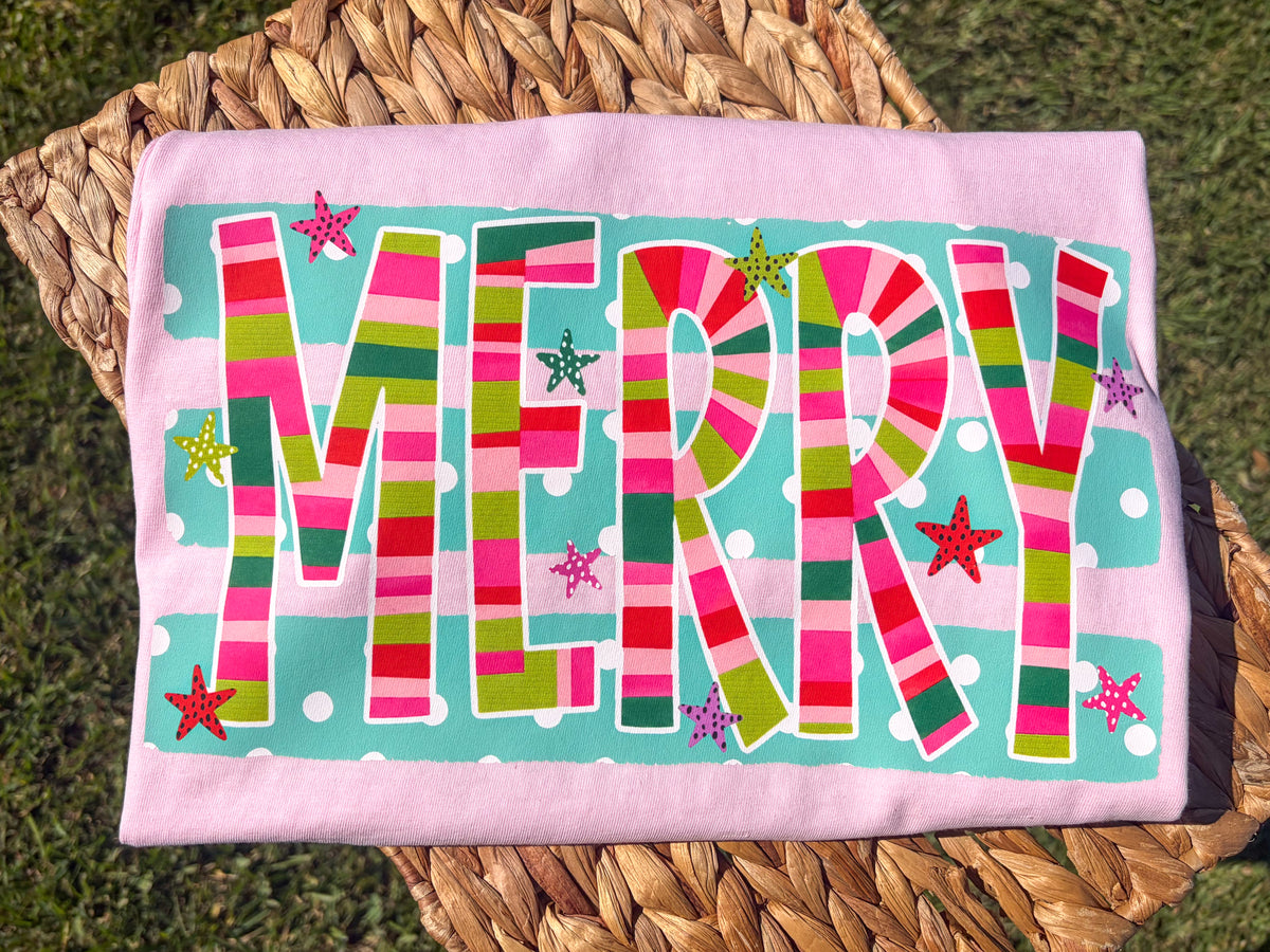 Pink Merry Striped