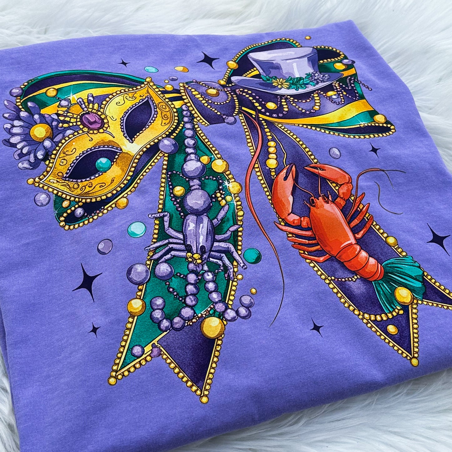 Down South Mardi Gras Bow