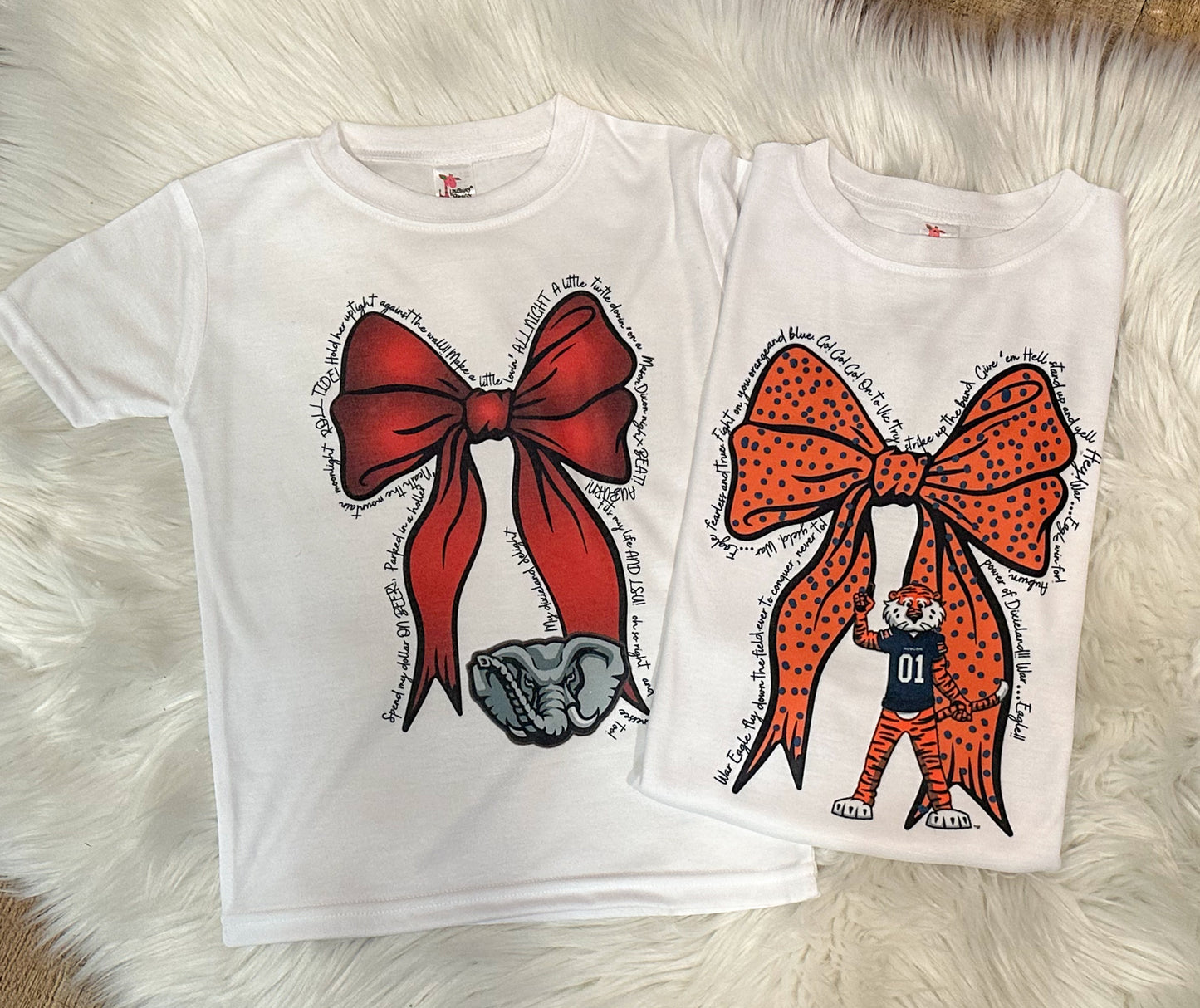 College Bows- Comfort Colors
