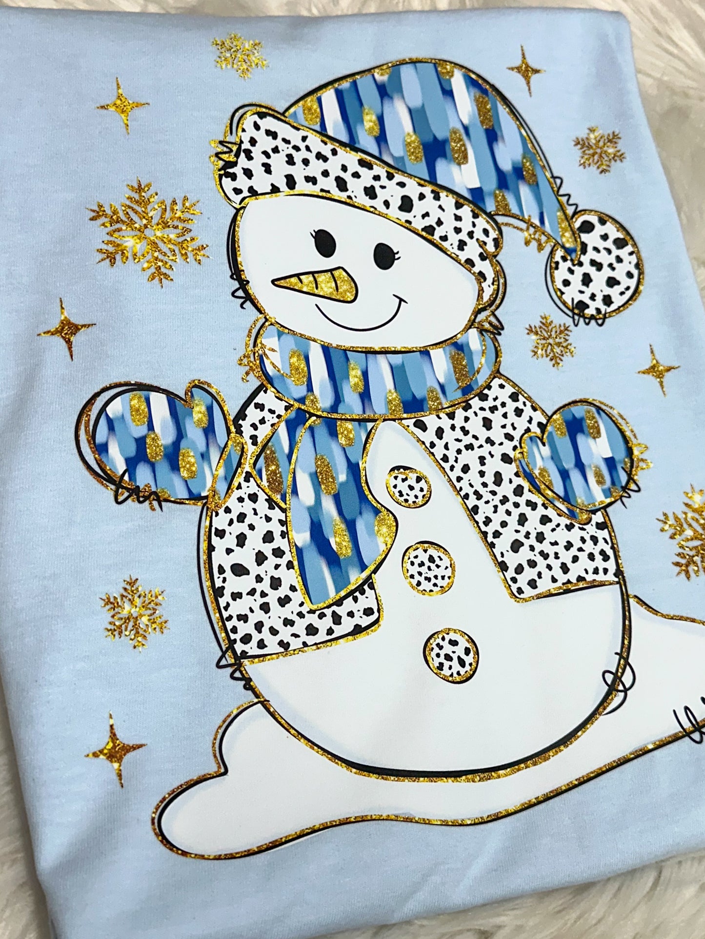 Snowman tee