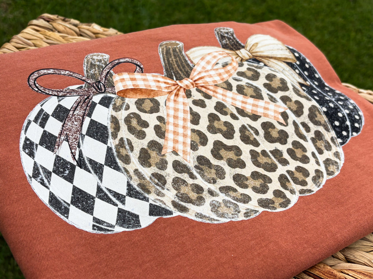 Pumpkin Trio- leopard