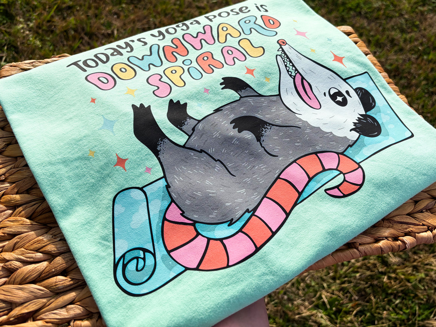 Today's Yoga Pose is Downward Spiral