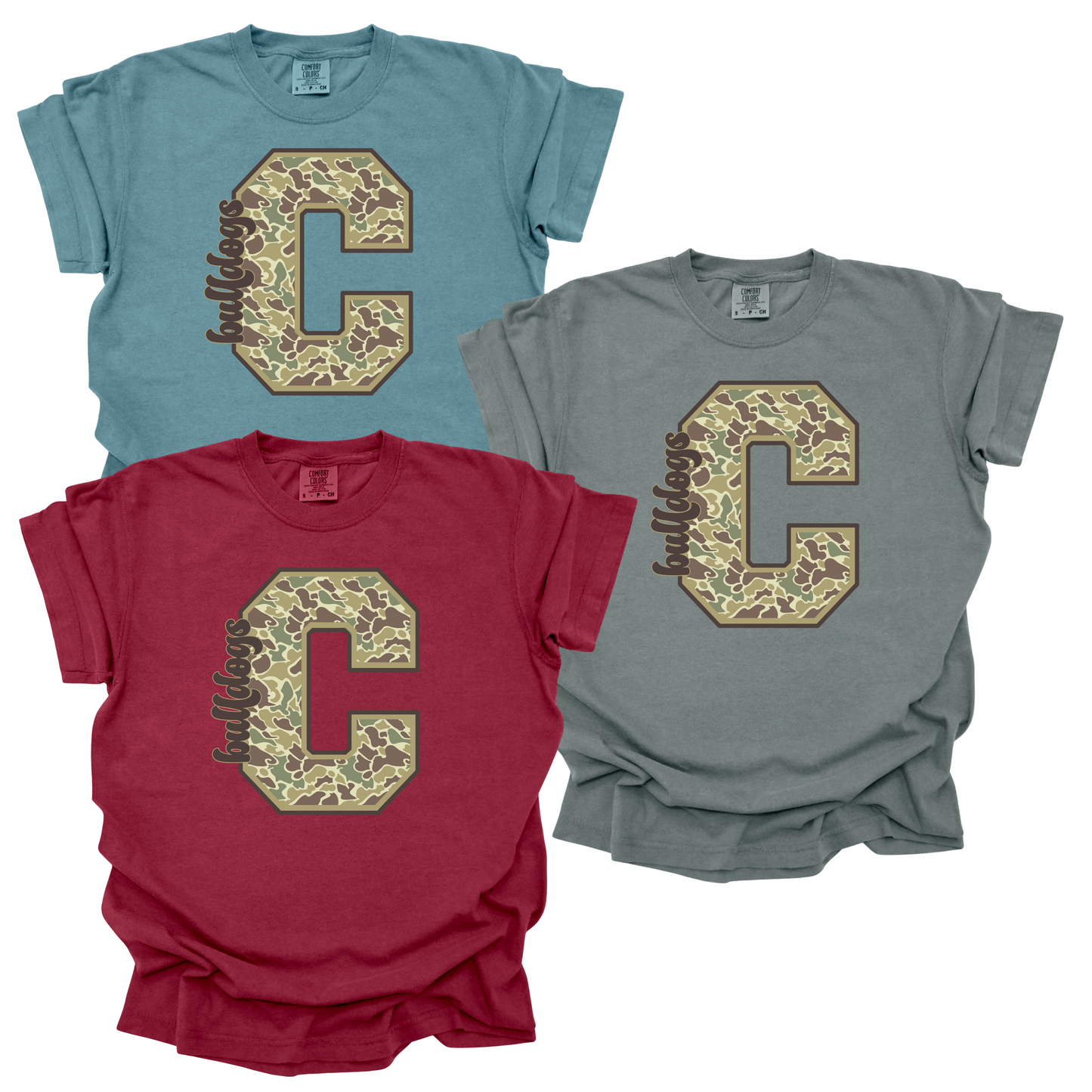 Camo Team Letters