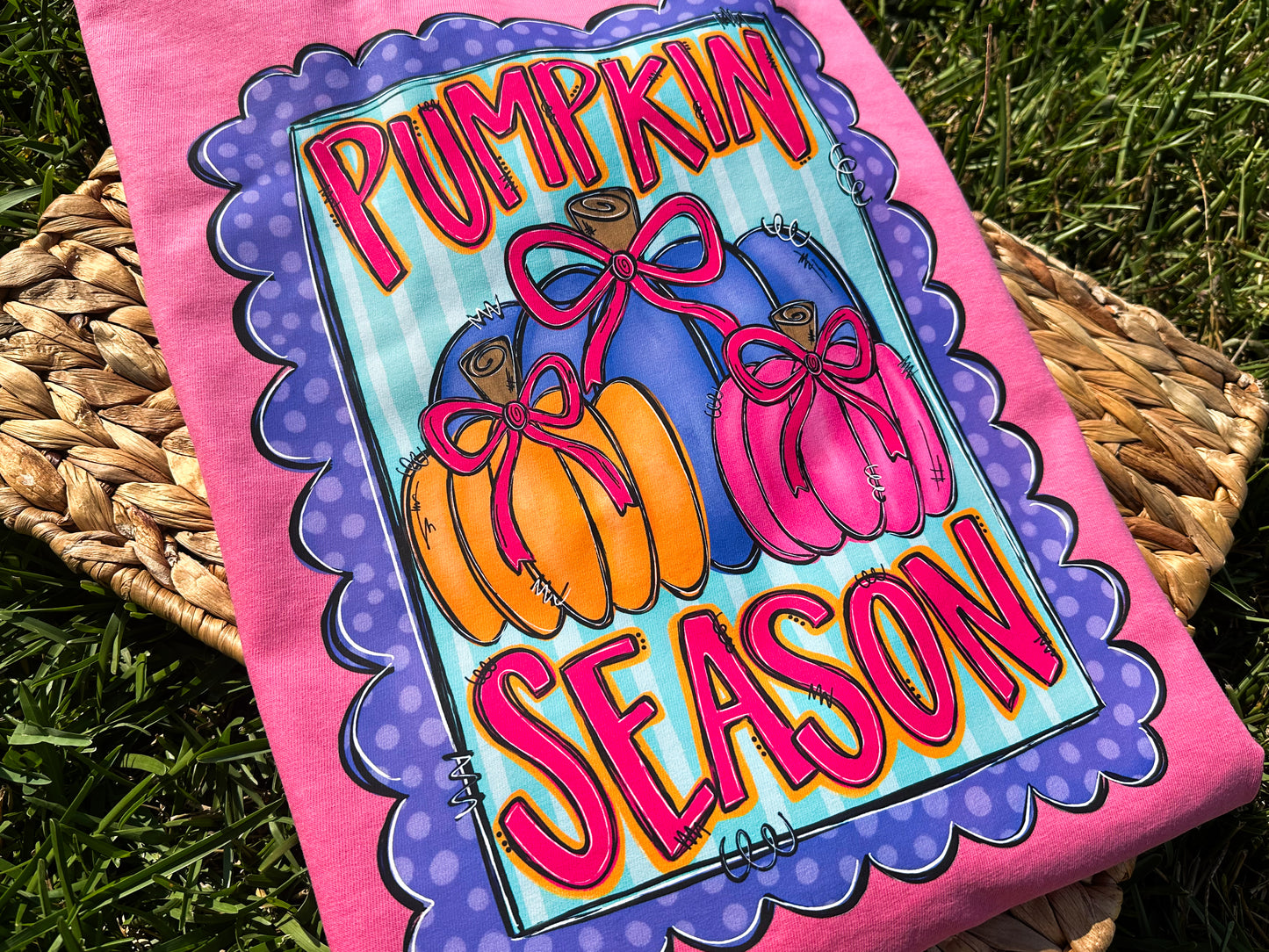 Pretty Pumpkin Season Name Tee