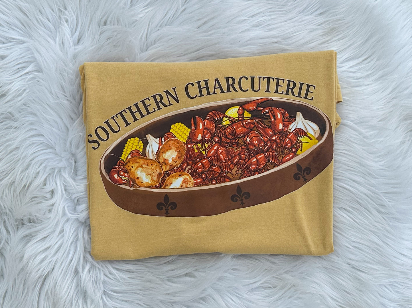 Southern Charcuterie Crawfish Tee
