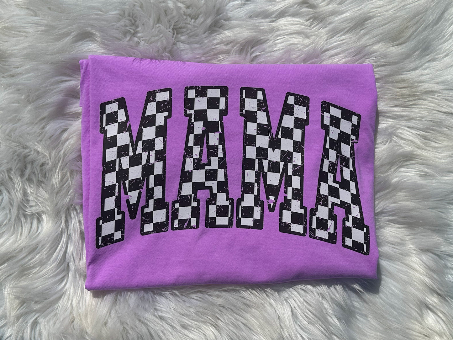Checkered Mama (neon)