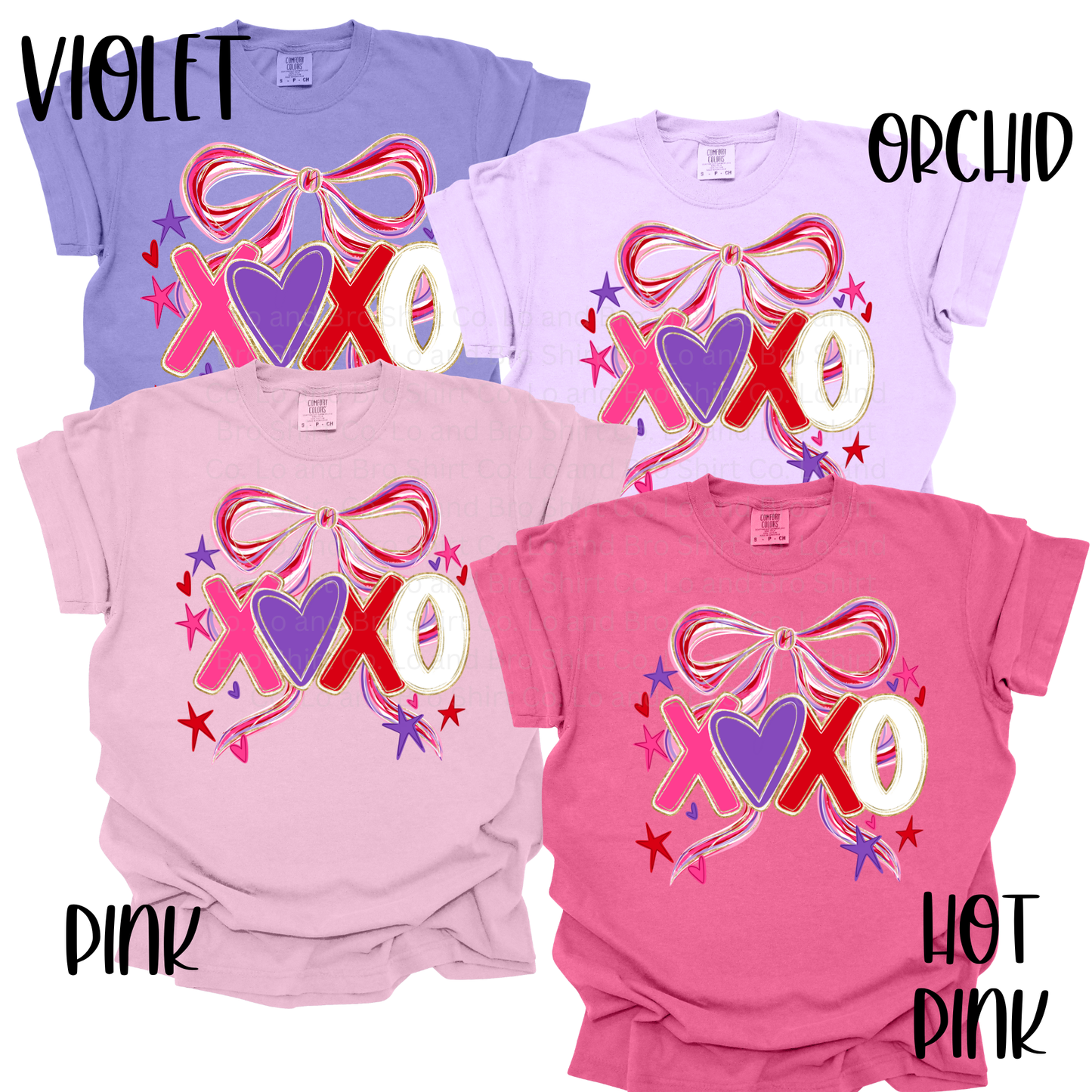 XOXO bow