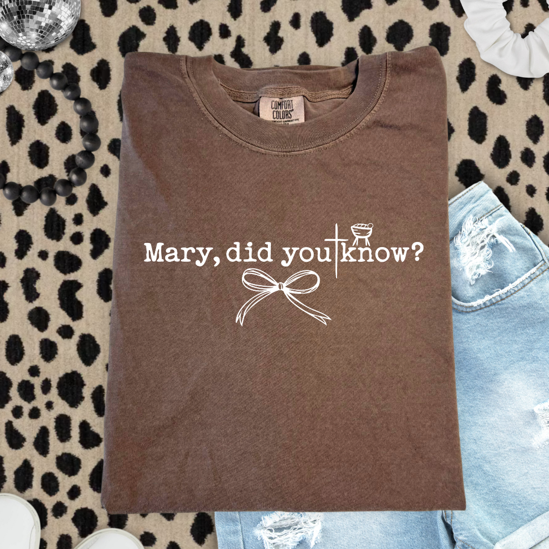 BLACK FRIDAY- Mary Did You Know