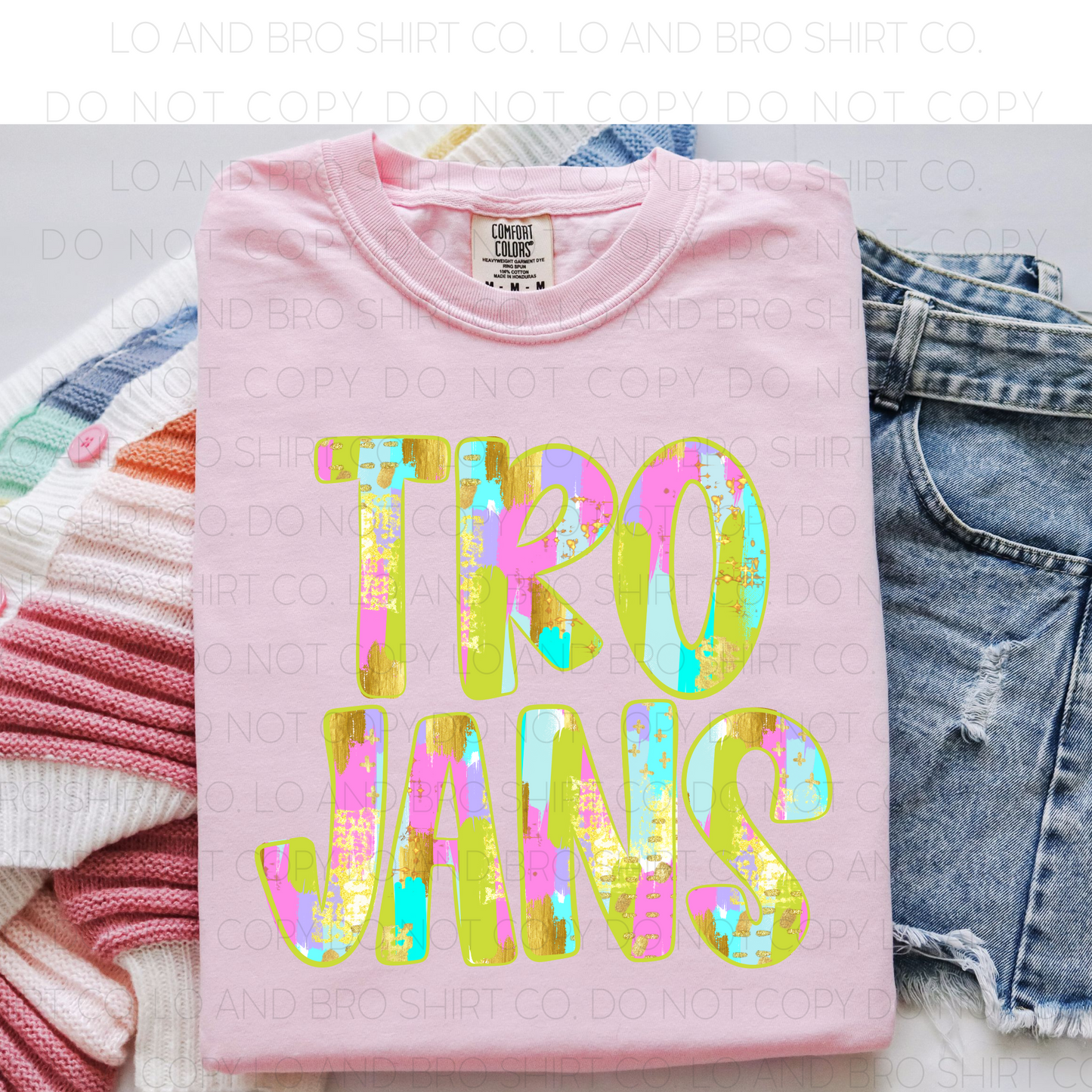 Golden Mascot Tee- Customizable