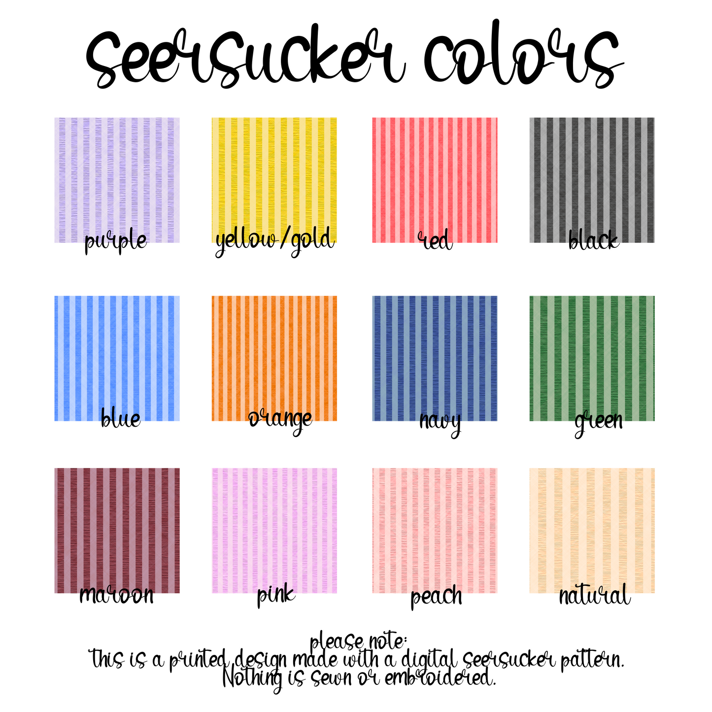 Faux Seersuckers Team Tee