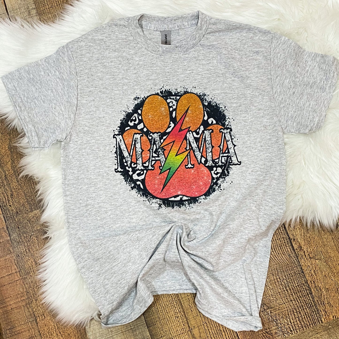 Dog MAMA lightening bolt