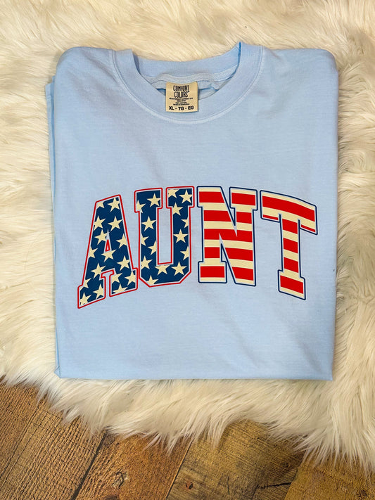 American Flag Title Tee