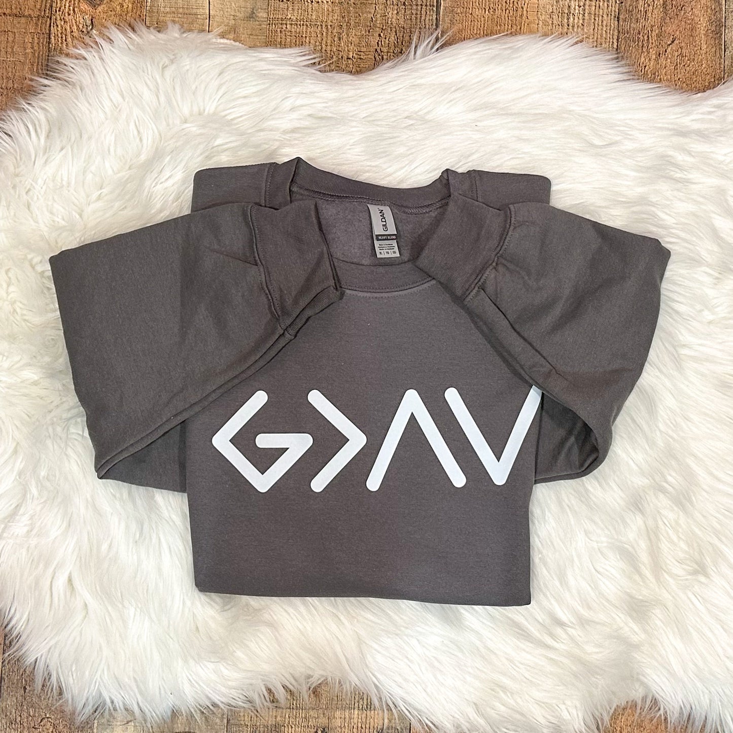 God is Greater than the Highs and Lows sweatshirt