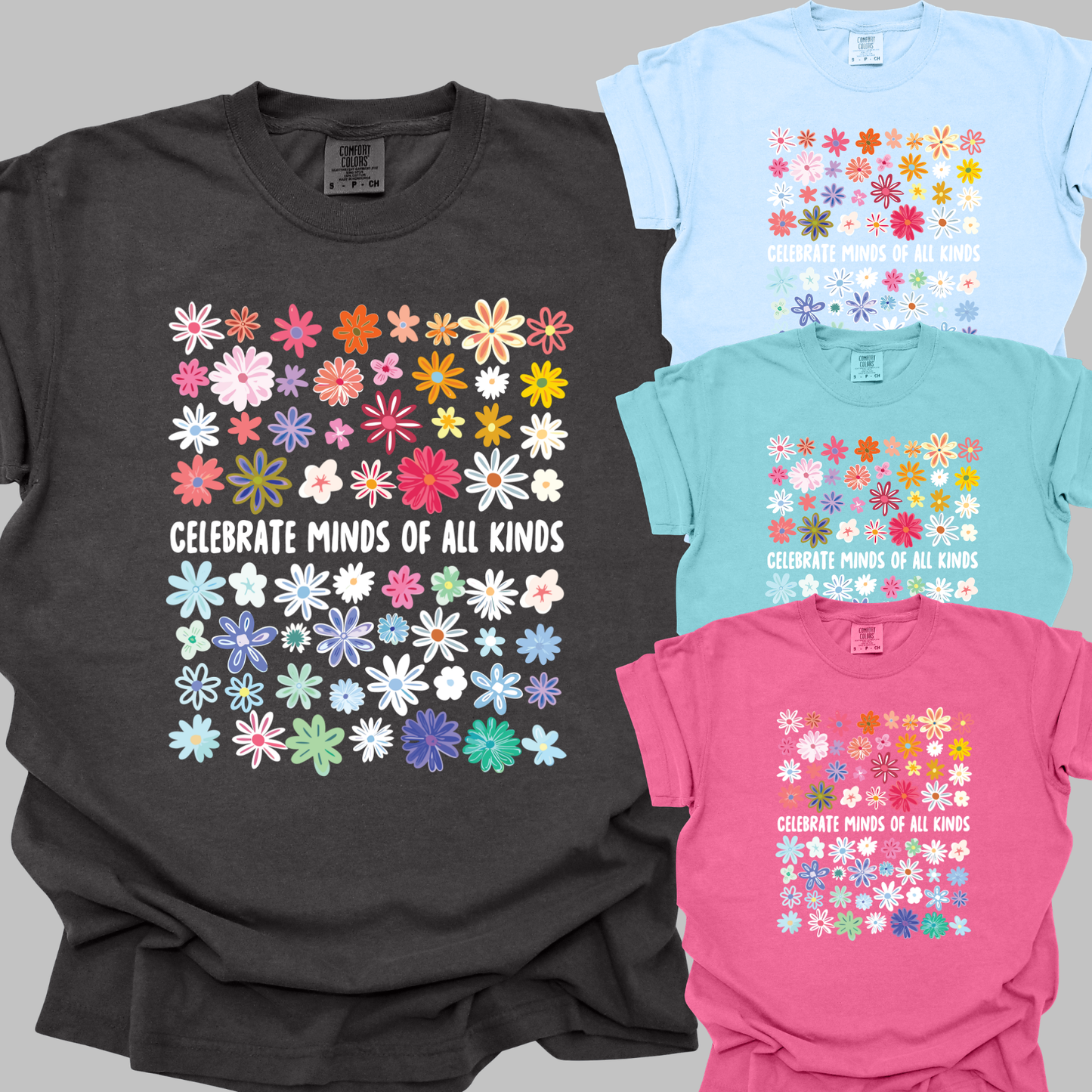 Celebrate Minds of all Kinds- Flowers