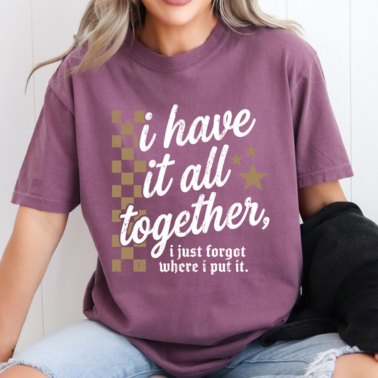 Checkered Snarky Tees