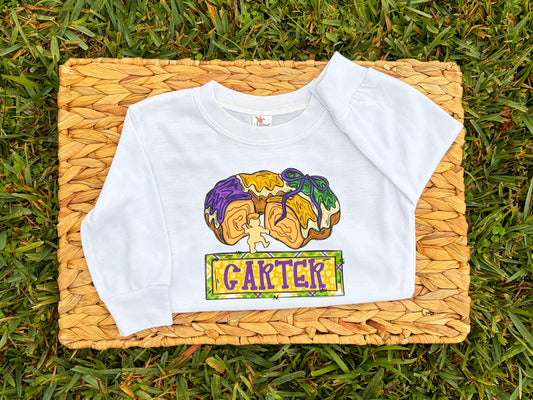 King Cake Baby Name Tee