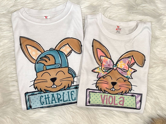 Colorful Bunny Tee