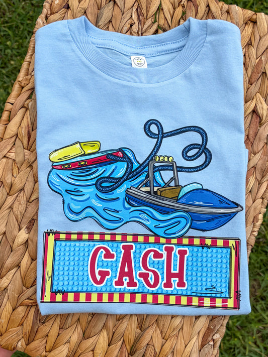 Tubing Boat Name Tee