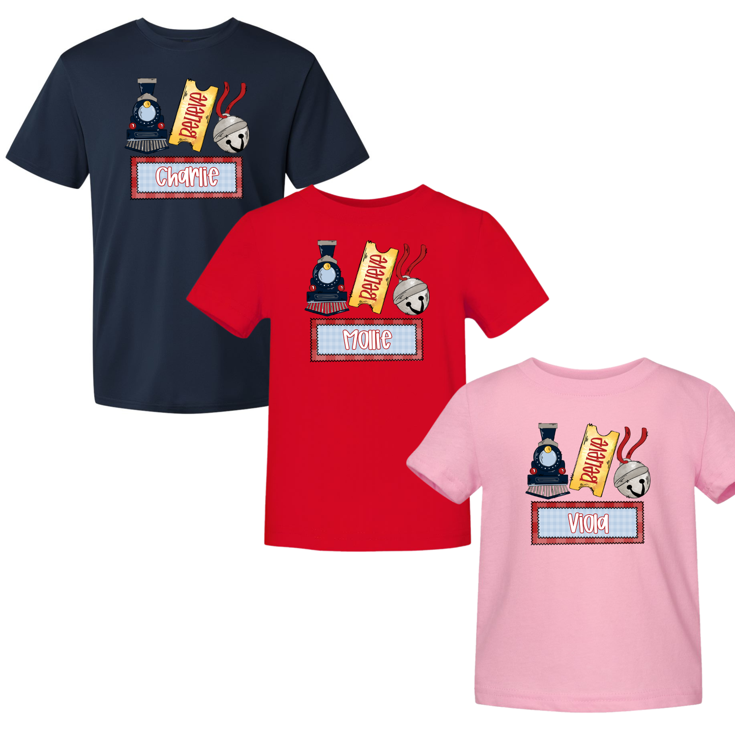 Polar Express name tee