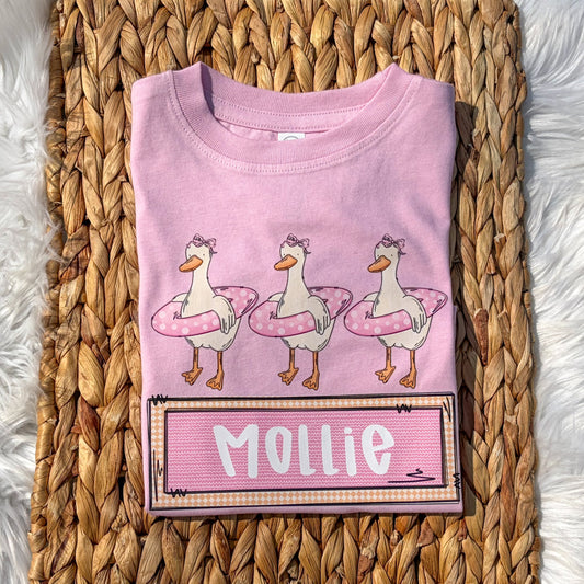 Floatie Goose Name Tee