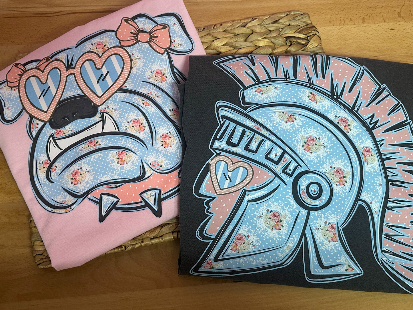 Floral Preppy Team Tees
