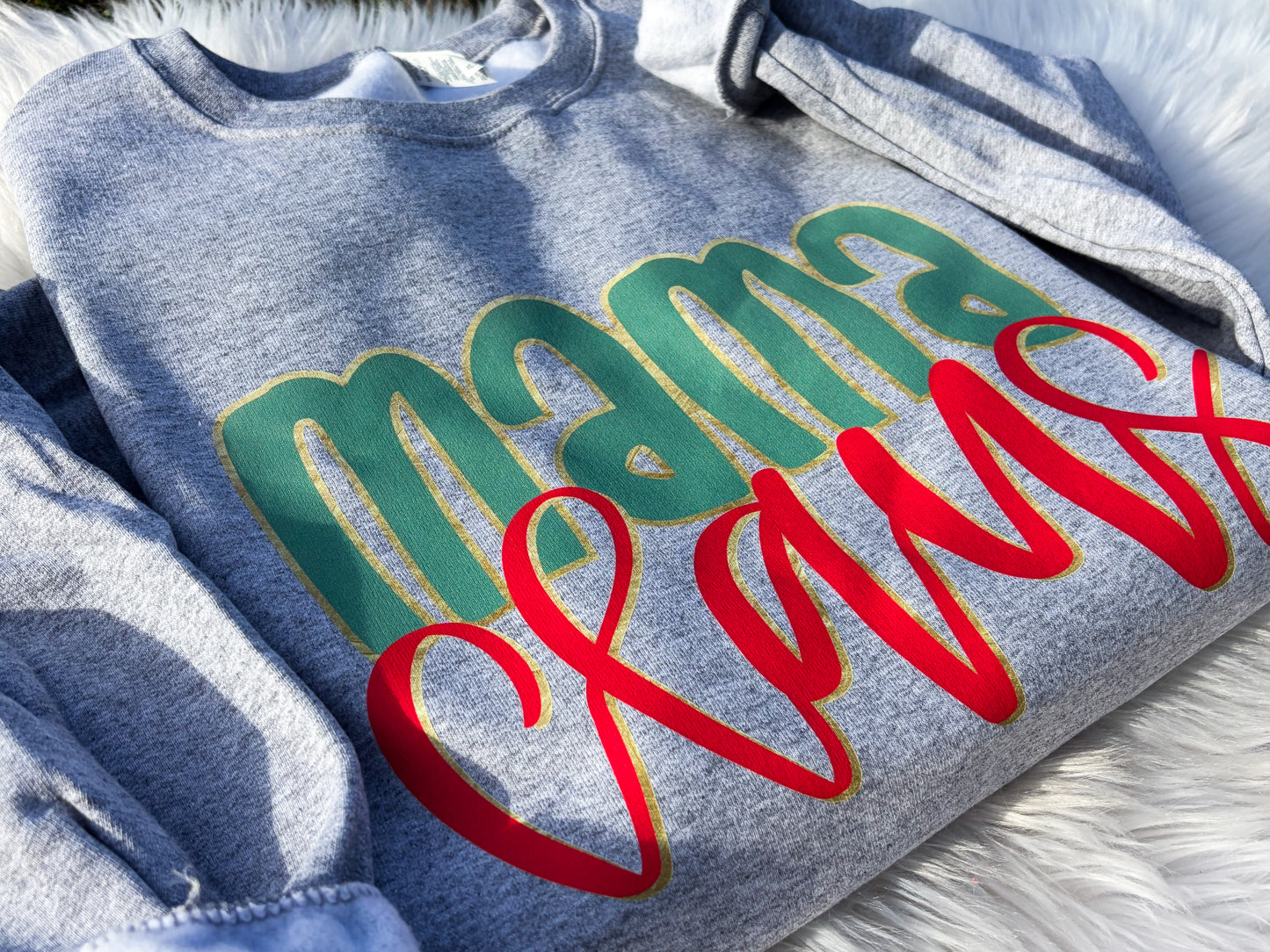 BLACK FRIDAY- Mama Claus- personalized name tee