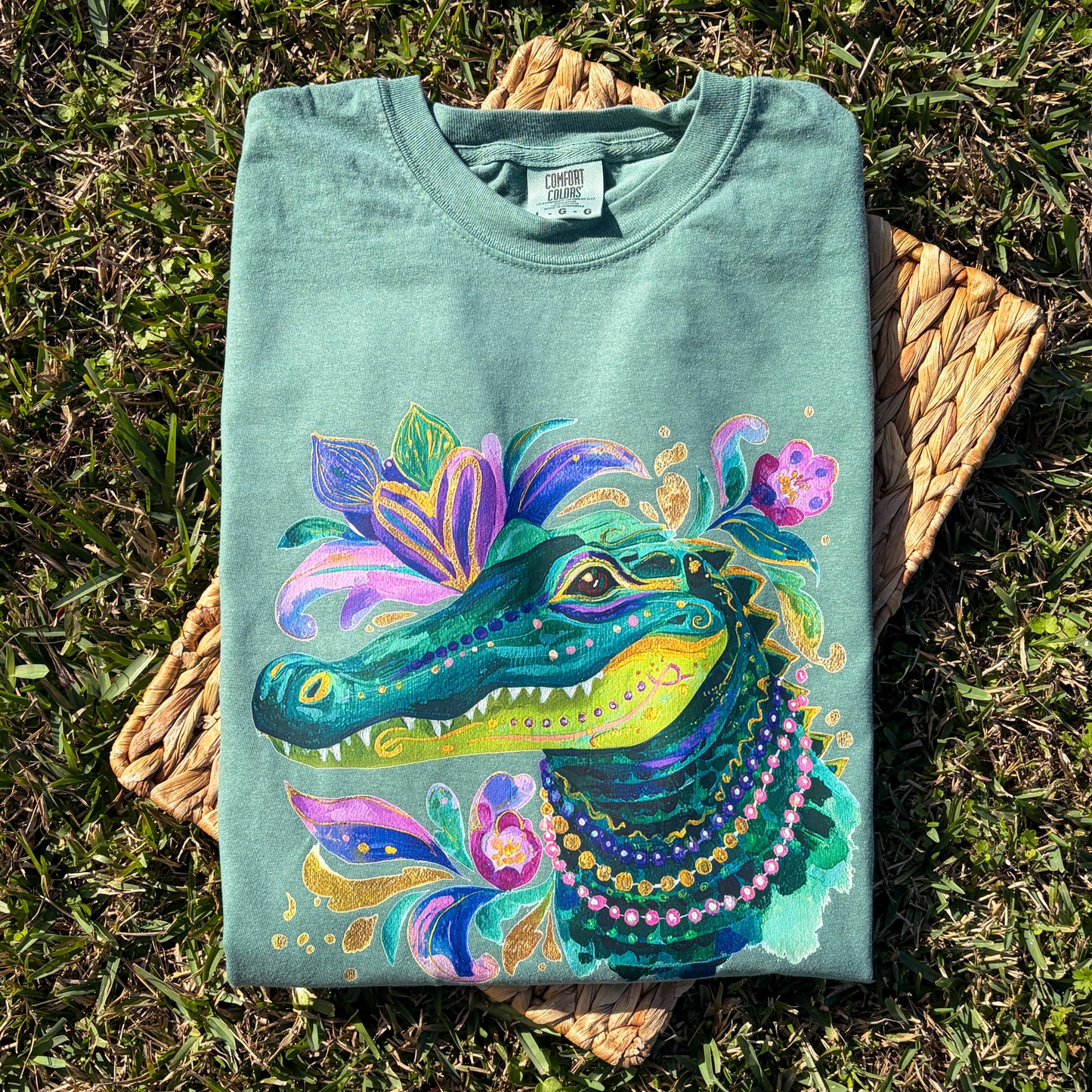 Mardi Gras Alligator Shirt