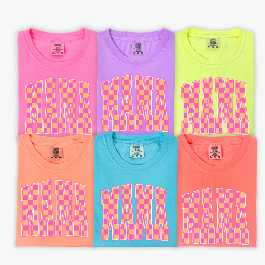 MAMA pink and orange neon