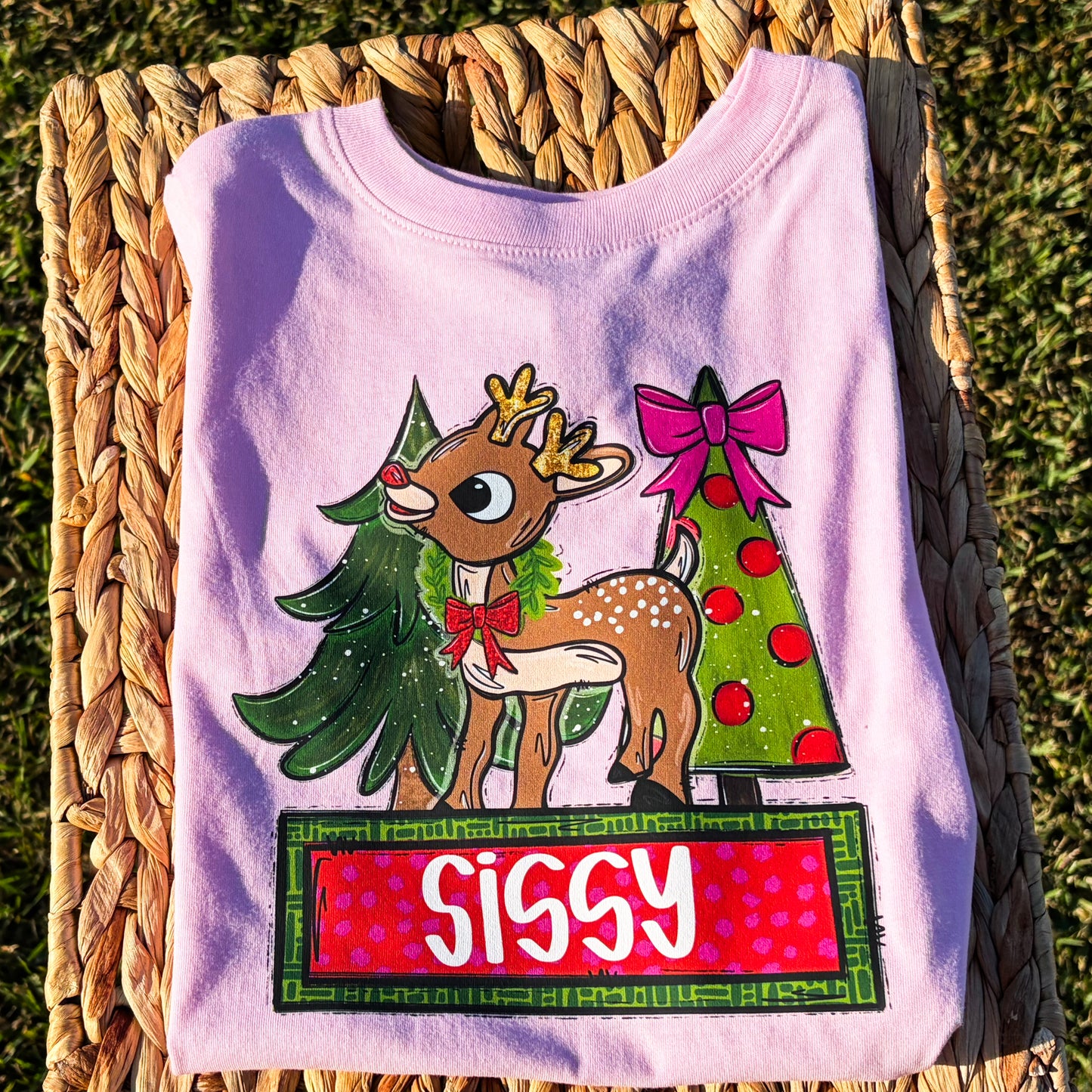 Rudolph Name Tee