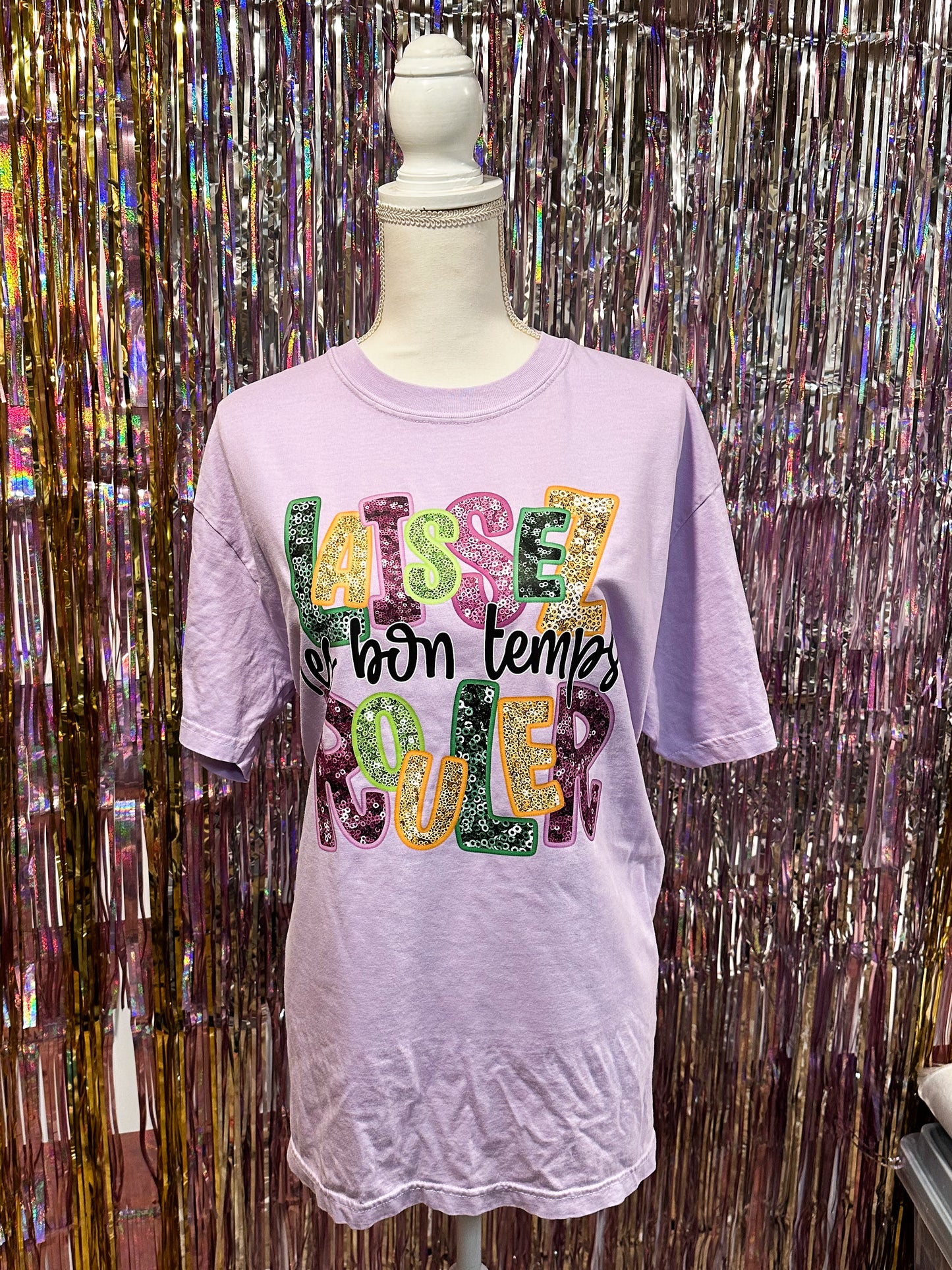 Laissez les bons temps rouler- Faux Glitter