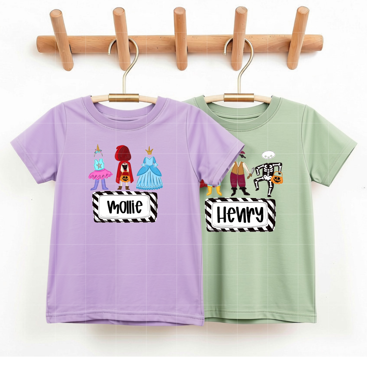 Halloween Costume Name Tee