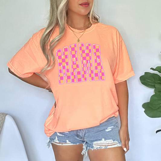 MAMA pink and orange neon