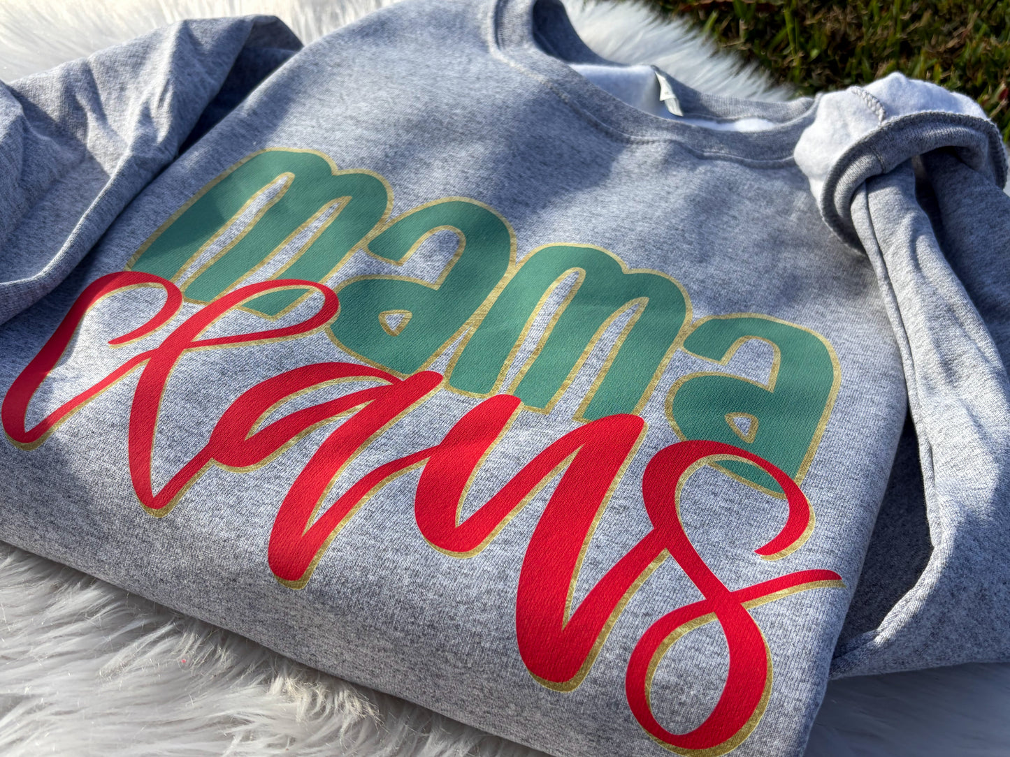 BLACK FRIDAY- Mama Claus- personalized name tee