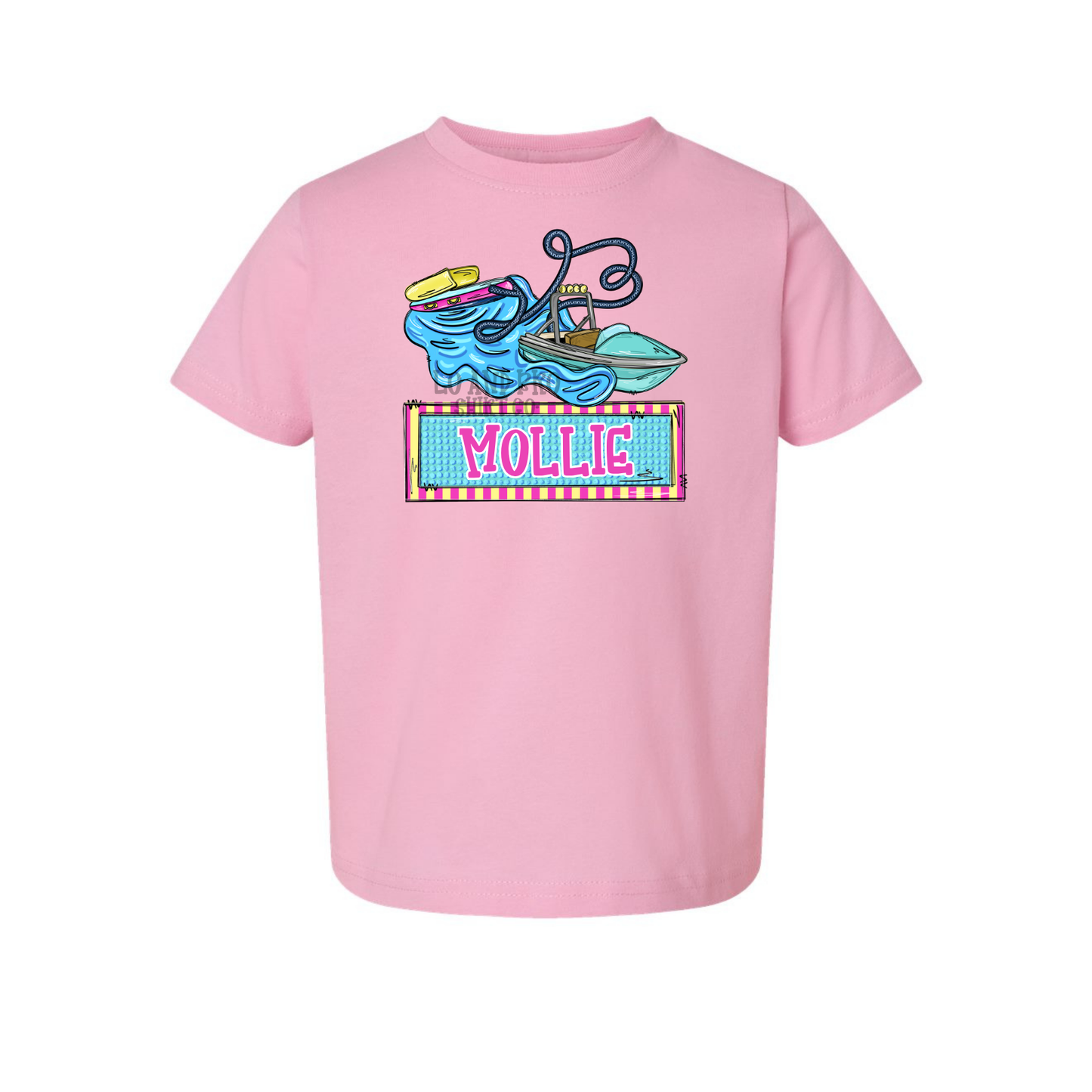 Tubing Boat Name Tee