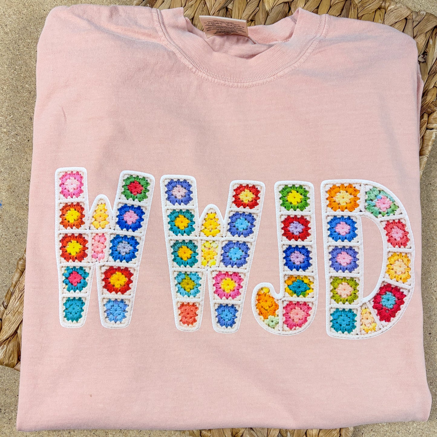 WWJD Crochet Granny Square