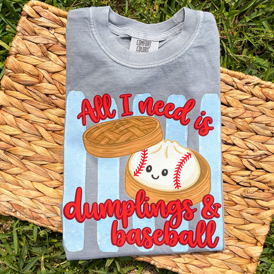 Dumplings and Baseball (softball)