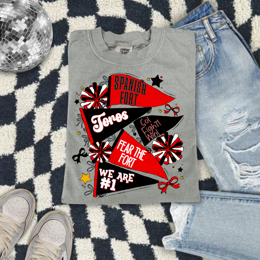 Pennants and Poms- customizable