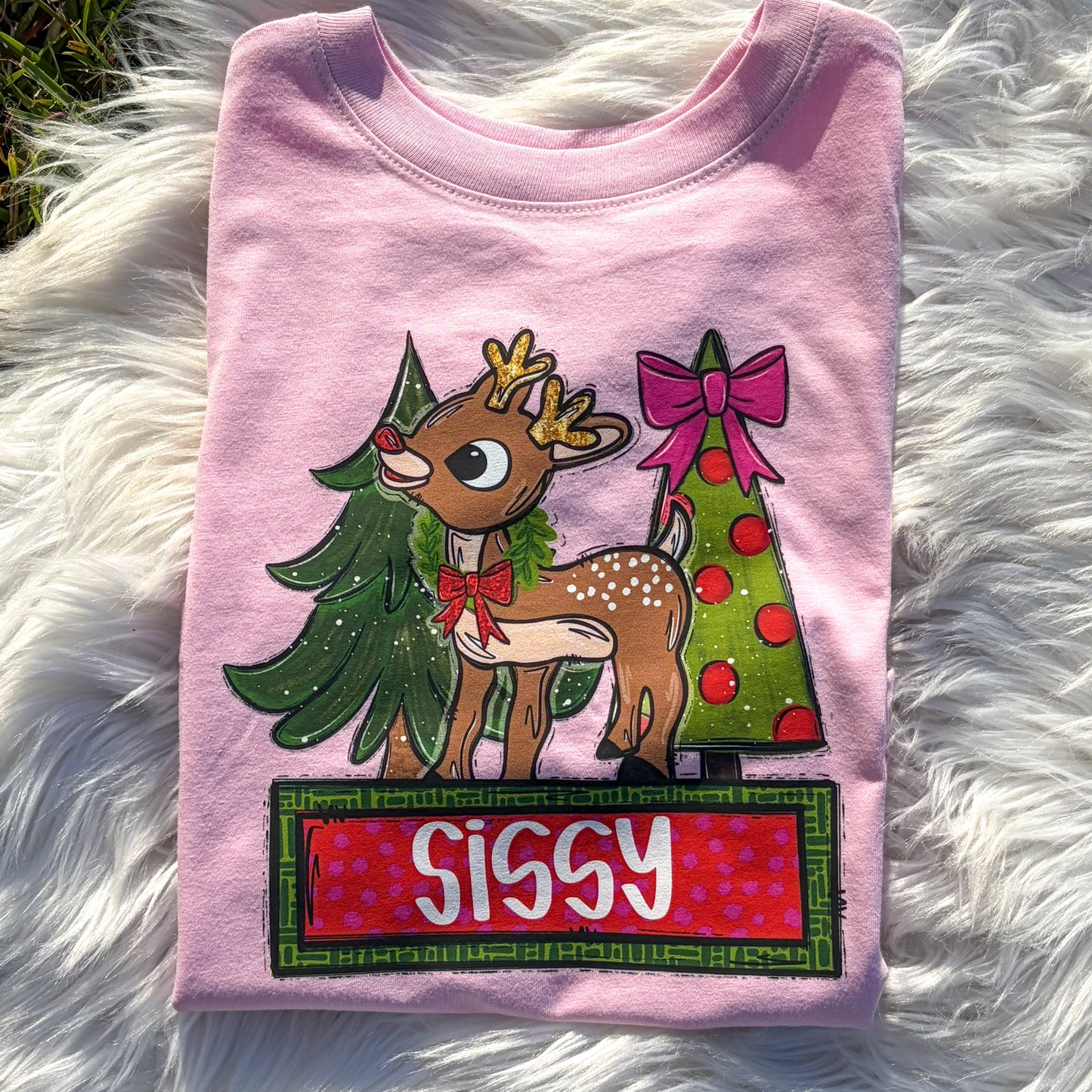 Rudolph Name Tee