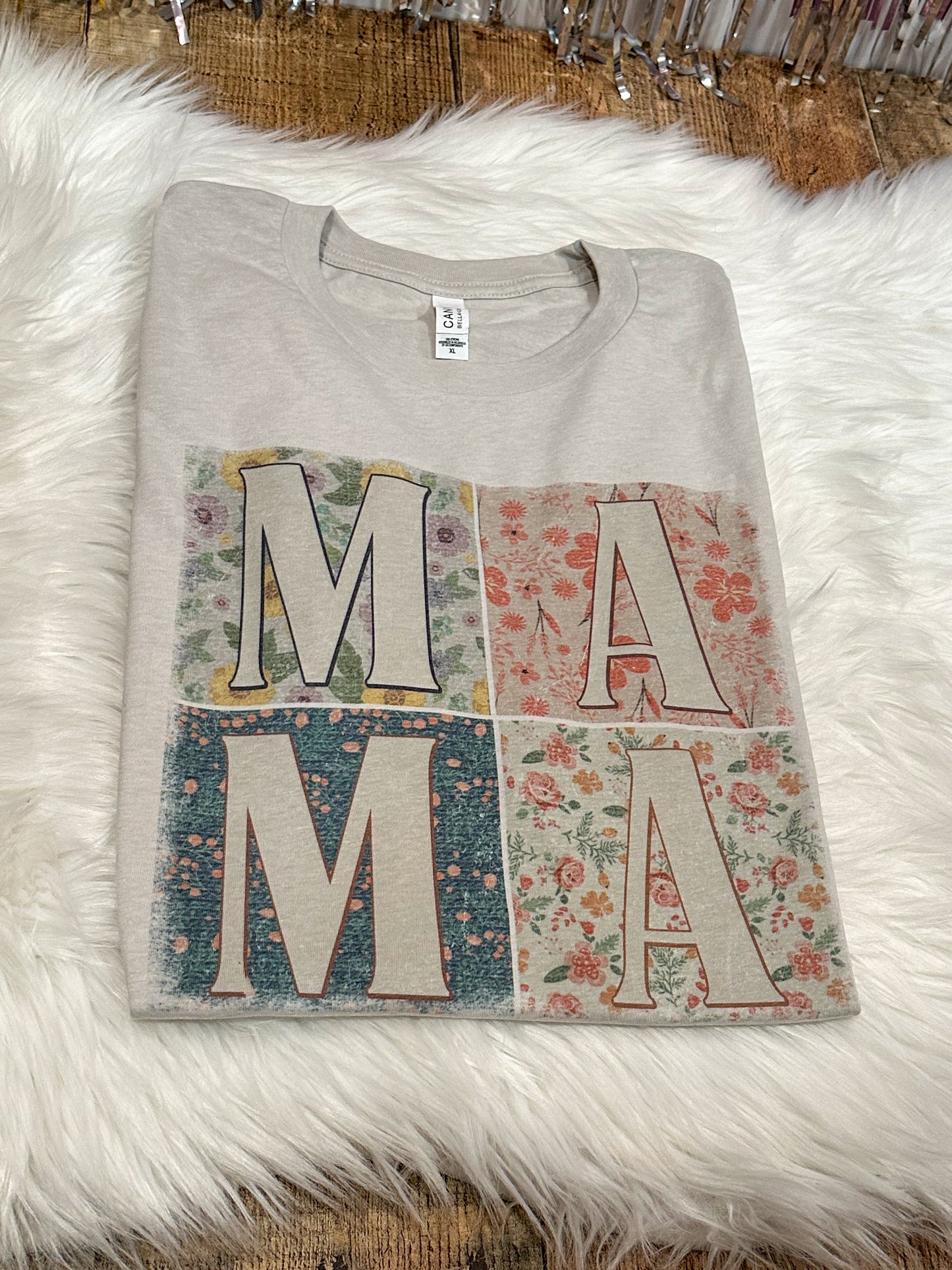 Mama Patchwork Tee