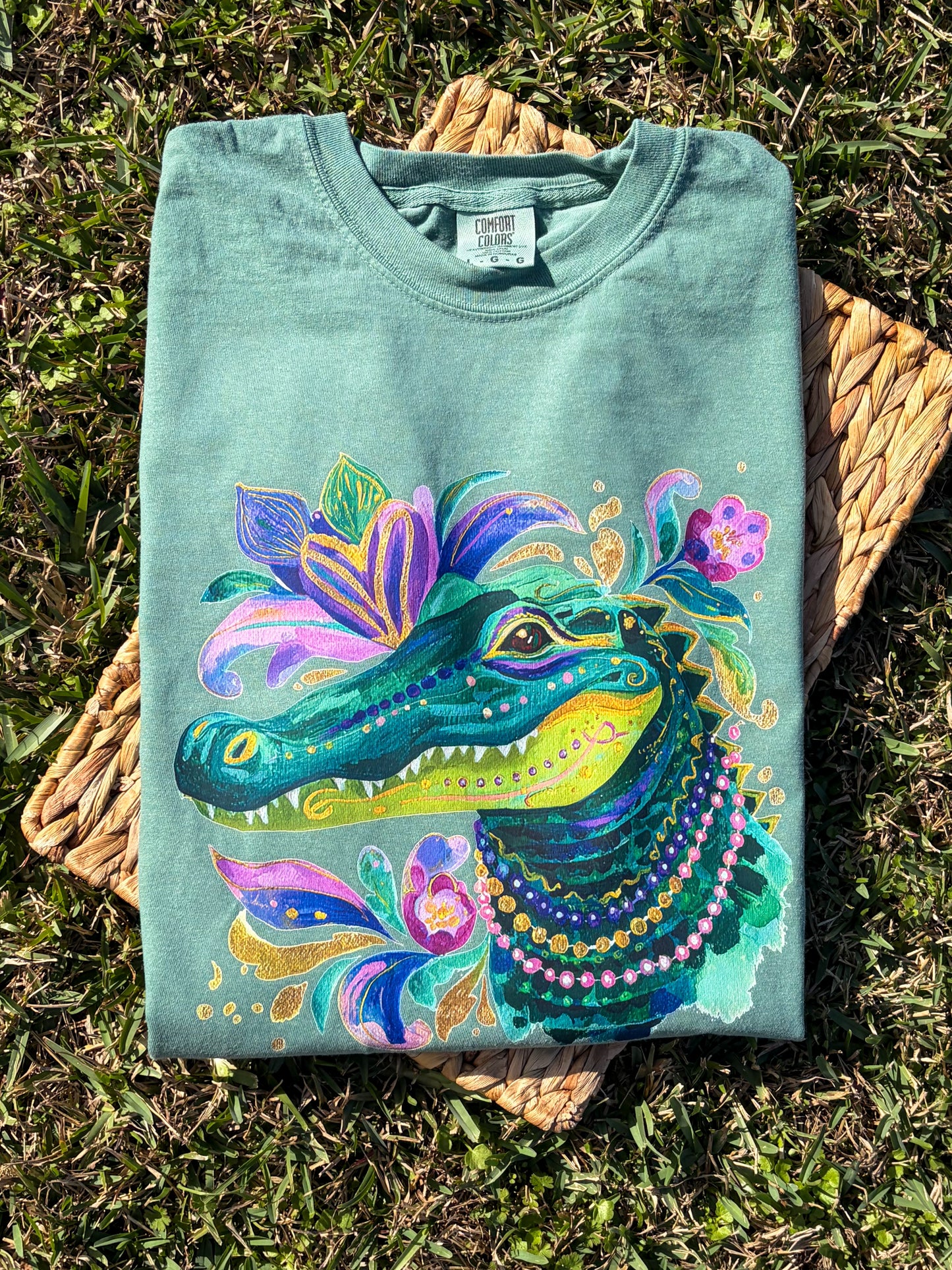 Mardi Gras Alligator Shirt