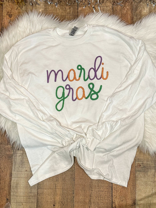 Mardi Gras- Faux Tinsel