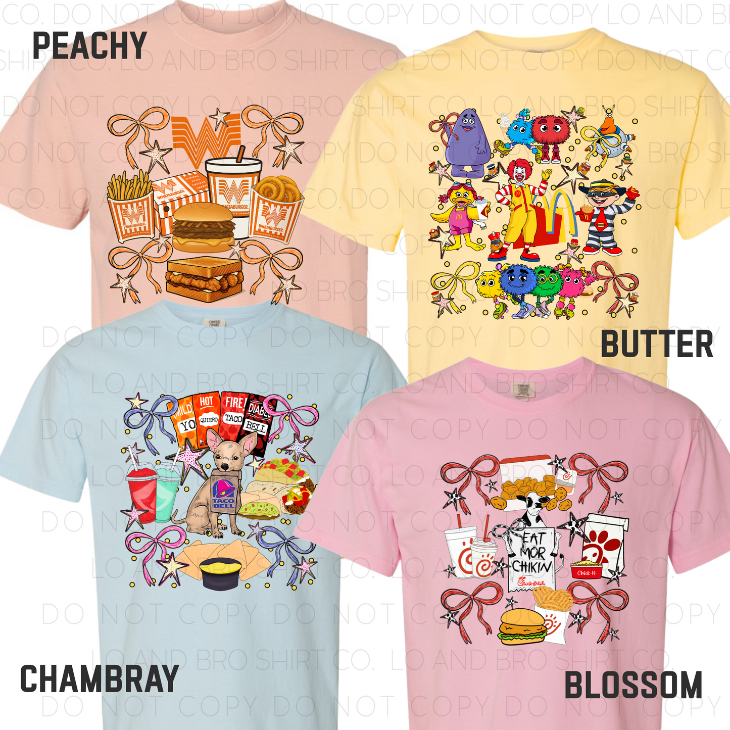 Fast Food Tee Comfort Colors