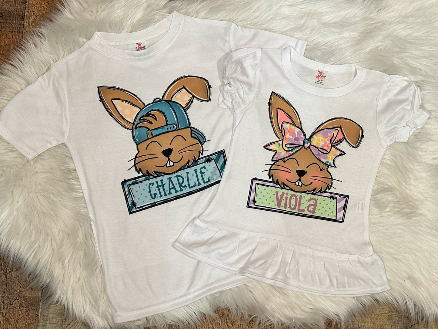 Colorful Bunny Tee