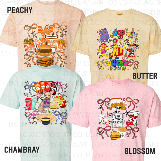 Fast Food Tee Comfort Colors