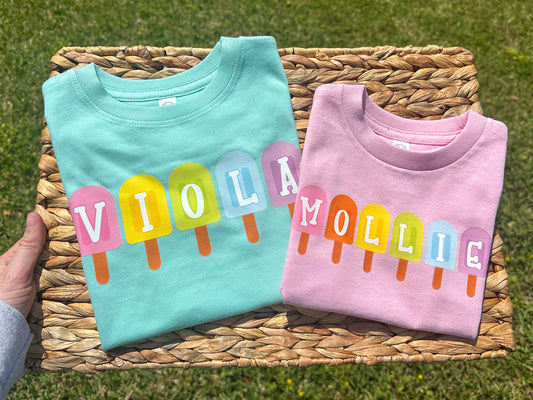 Popsicle Name Tee