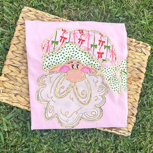 Preppy Santa with Bow