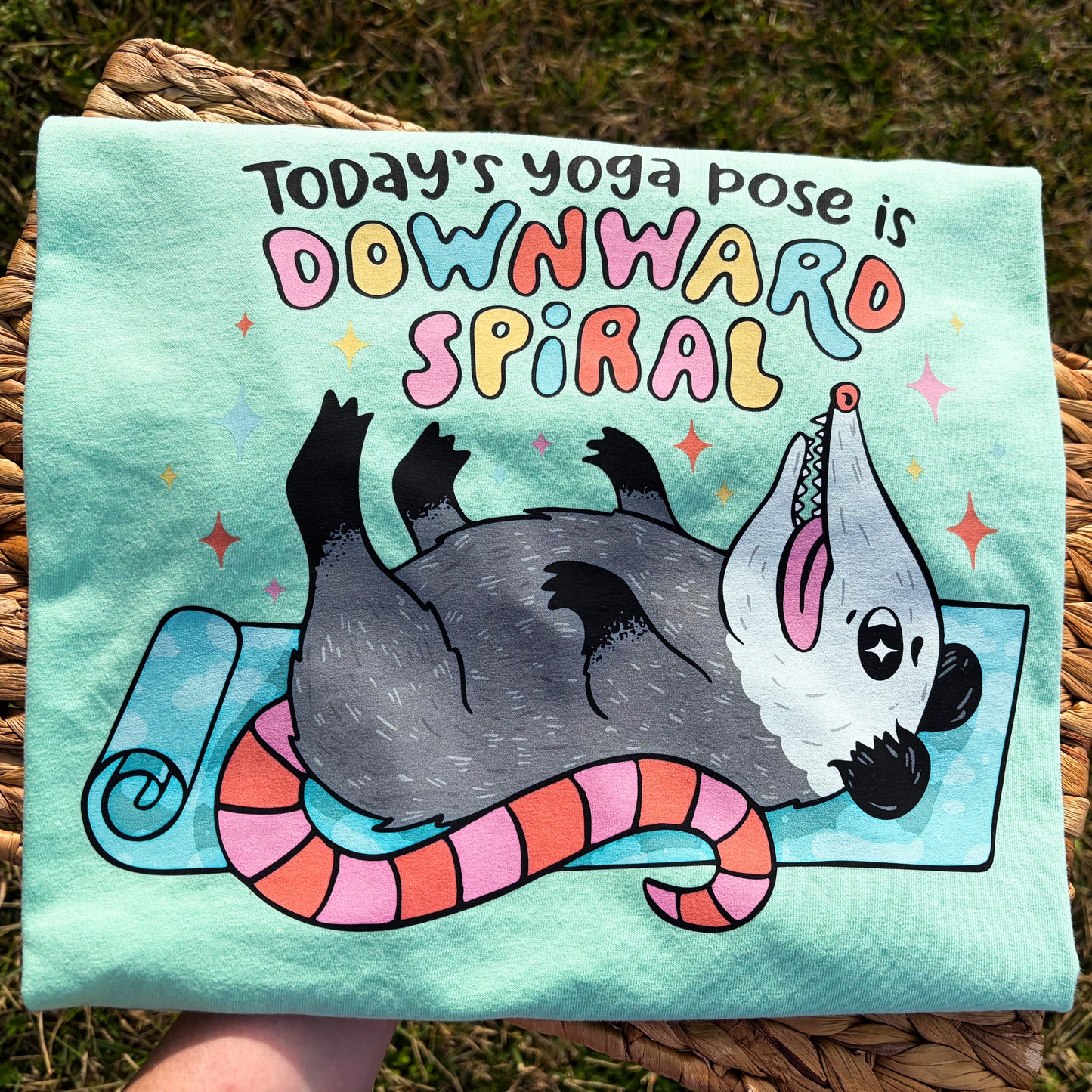 Today's Yoga Pose is Downward Spiral