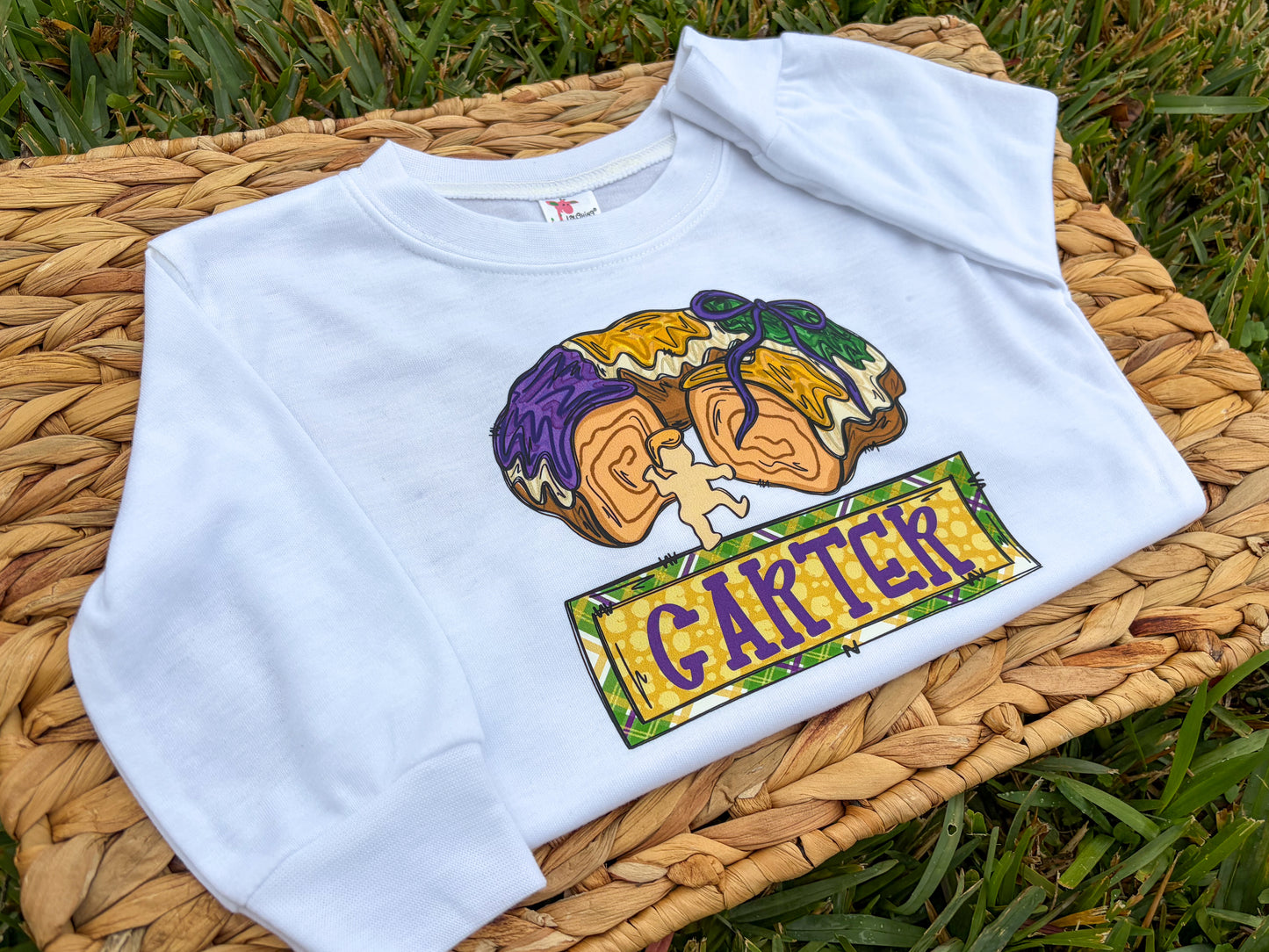 King Cake Baby Name Tee